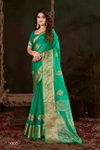 Lailla Vol 2 By Saroj Embroidery Organza Party Wear Sarees Wholesale Market In Surat
